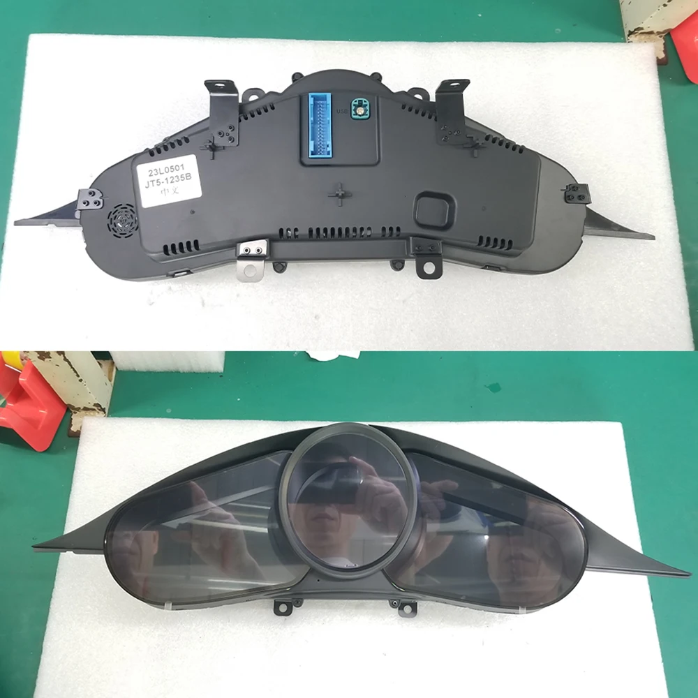 Panel Instrumen Digital 12,3 Inci untuk Porsche Panamera 2010-2016, Speedometer LCD, Panel Instrumen, Multimedia Player, Dashboard