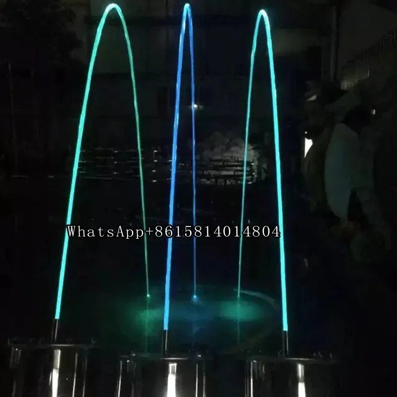 1pc Special Laminar Jumping Jets Music Water Rainbow Fountain With LED Lights