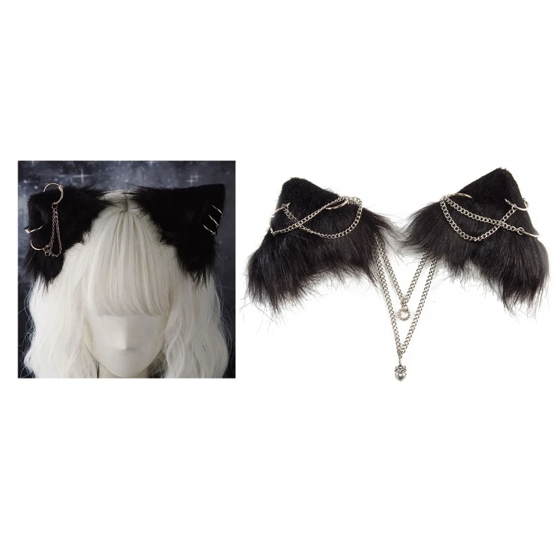

Animals Ear Hair Clip Headwear Anime Cosplay Halloween Costume Props