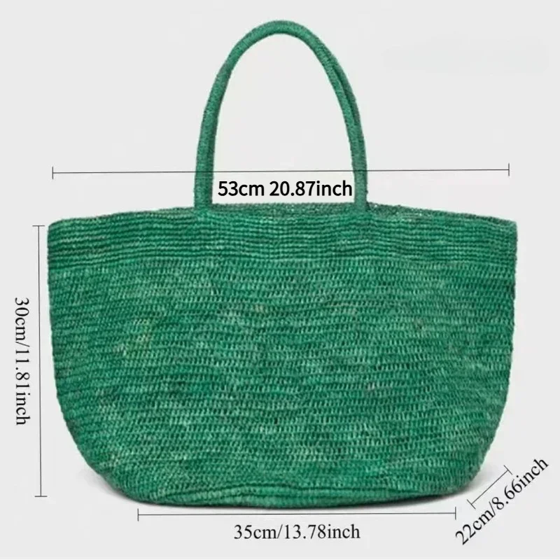 Modne naturalne torby ze słomy – Women Bags Green recenzja i cena
