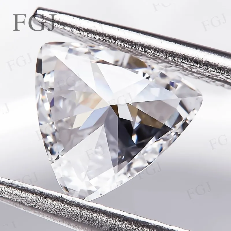 New Promotion Lab Diamond Trillion Cut VVS2 E Color Jewelry Custom Materials With IGI CVD HPHT Loose Stone Factory Wholesale