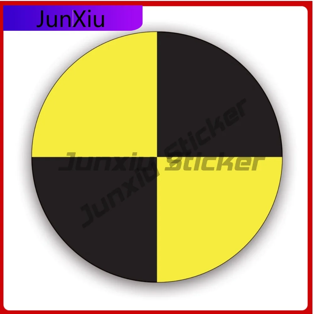

Crash Test Target Symbol Sticker Decal Anime Bumper Waterproof Vinyl Decal For Car Windows And Trunks High Quality Decor