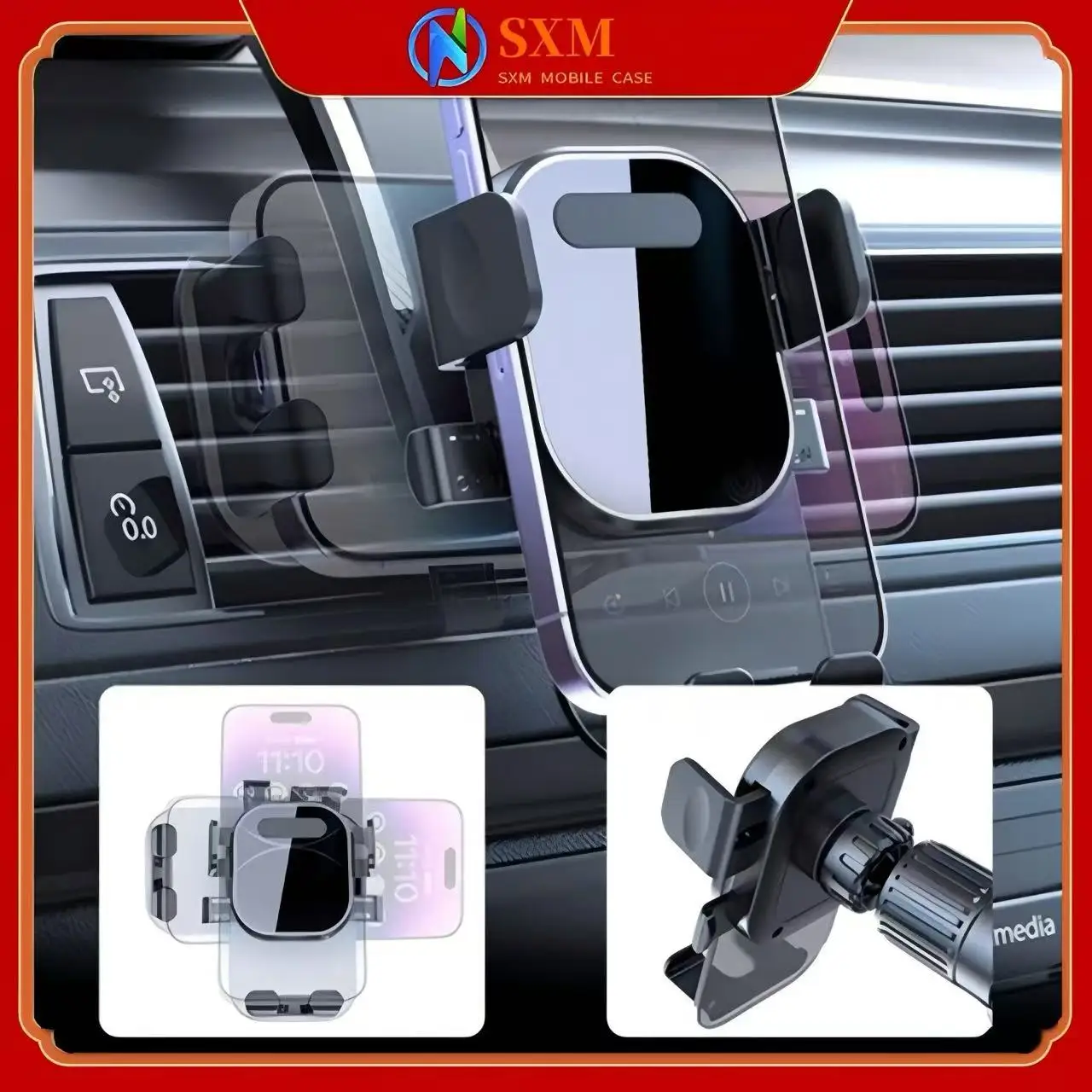 

Mobile phone car holder for car with suction cup navigation universal fixed car