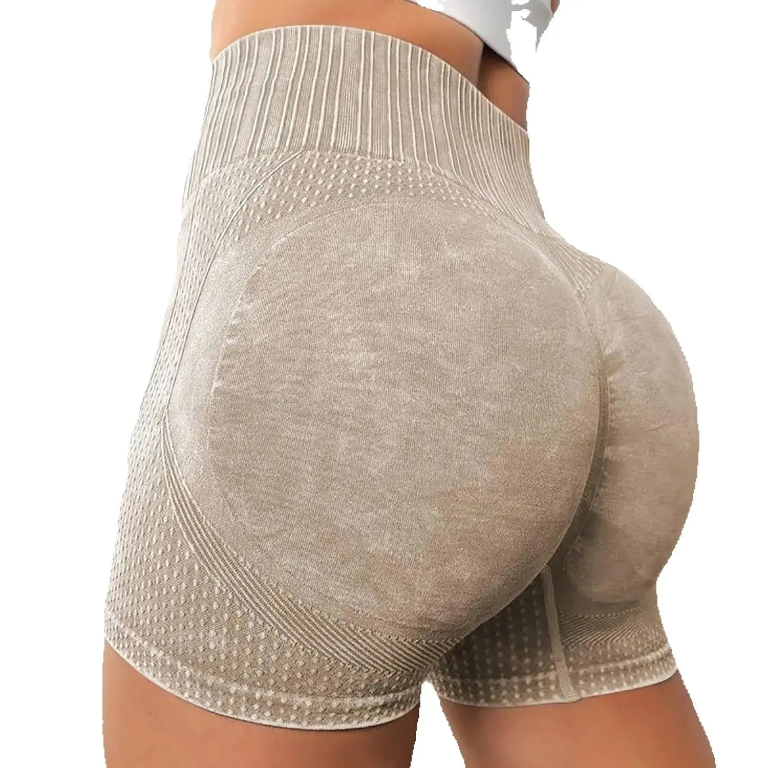 

Seamless Knitted Hip Sports New Style Shorts Running Yoga Fitness Pants Tight Fast Drying Training Yoga Shorts For Women