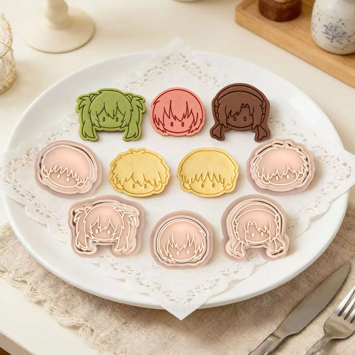 مجموعة قوالب بسكويت إيفانجيليو - مراجعة Model Kitchen Set Pvc وسعره