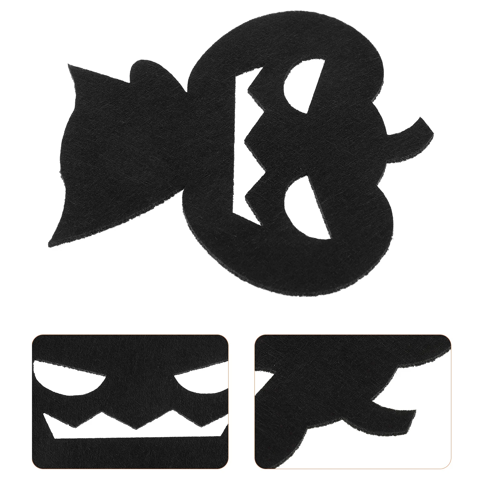 

4Pcs Halloween Pumpkin Place Mats Horror Coasters Heat Insulation Table Mats for Home Decor Halloween Party Coasters