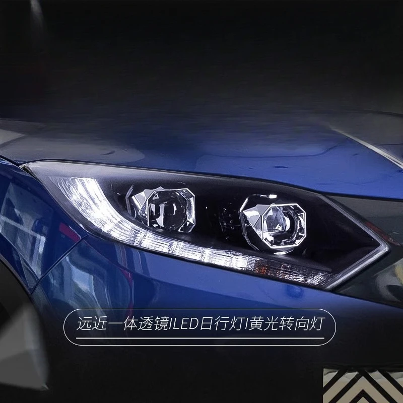 

Suitable for Honda Vezel Headlight Assembly Modification High-End Daytime Running Lights Bi-Optic Lens Xenon LED Headlights