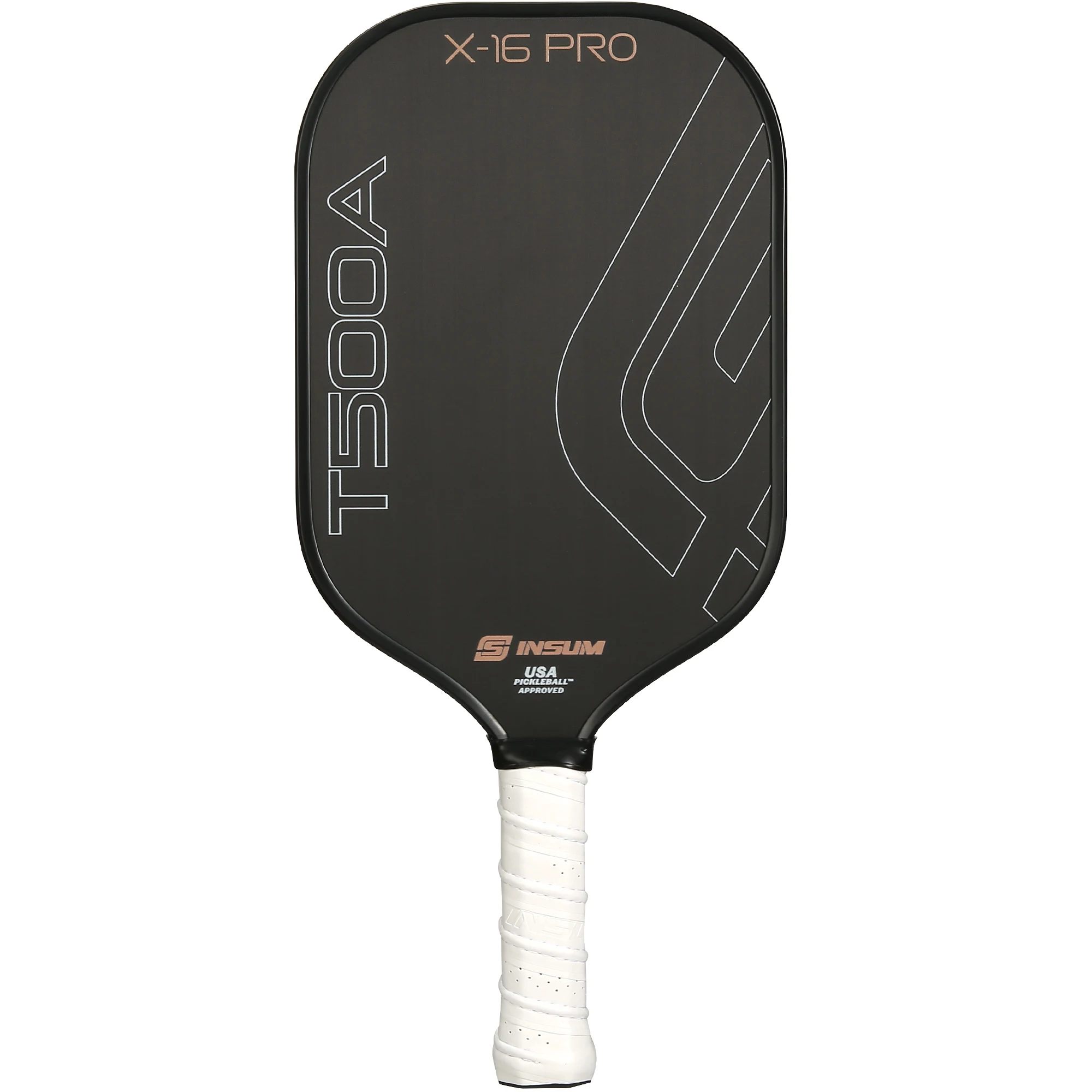 

INSUM 16MM Professional Pickleball Paddle CLAS Curve Edge-Shield Enhanced Edge Guard Protection for Players