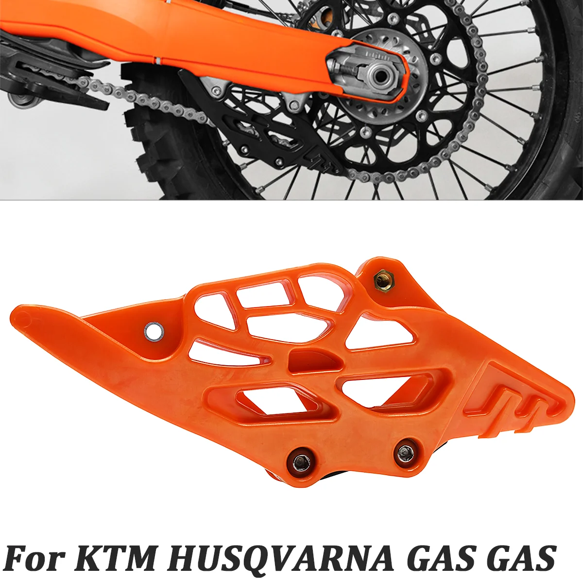 

2024 For KTM EXC 300 EXC 350F 500F Husqvarna TE 300 TE250 FE 250 350 450 501 GasGas EC 300 250 250F Rear Chain Guide Guard Cover