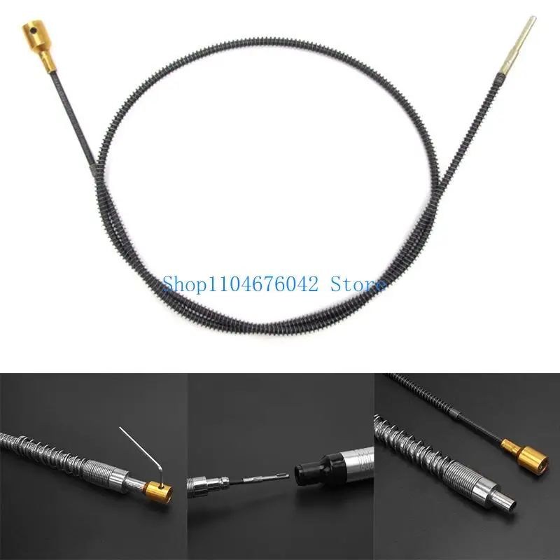

652F Durable Metal Inner Shaft Cable Flexible Shaft Adapter Extension Cable Part 98cm