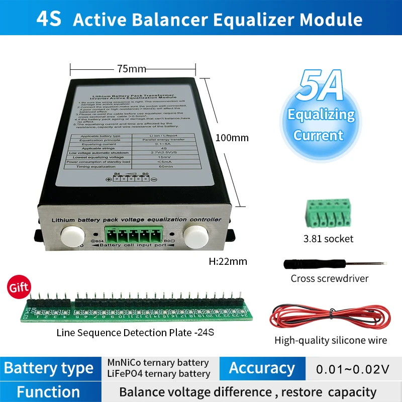 Heltec Wholesale 2-13S 2-24S 5A 8A Active Balancer/ Active Equalizer Lifepo4/Lipo Battery Energy Capacitor 8S 10S 12S 16S 20S