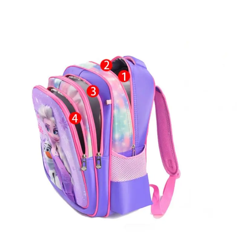 3pcs/Set McQueen Backpack Cartoon 3D Car School Bags Boys Primary School Backpack Kids Kindergarten Schoolbags