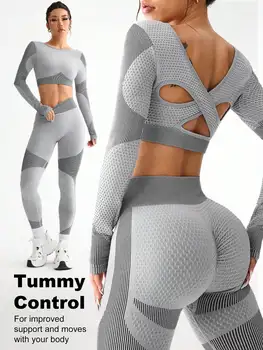 Women’s Seamless Running Yoga Set 1