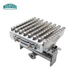 LPG NG Commercial Energy-Saving Fierce Fire Stove Powerful Burner Head Accessories 8-Row Gas Row Burner