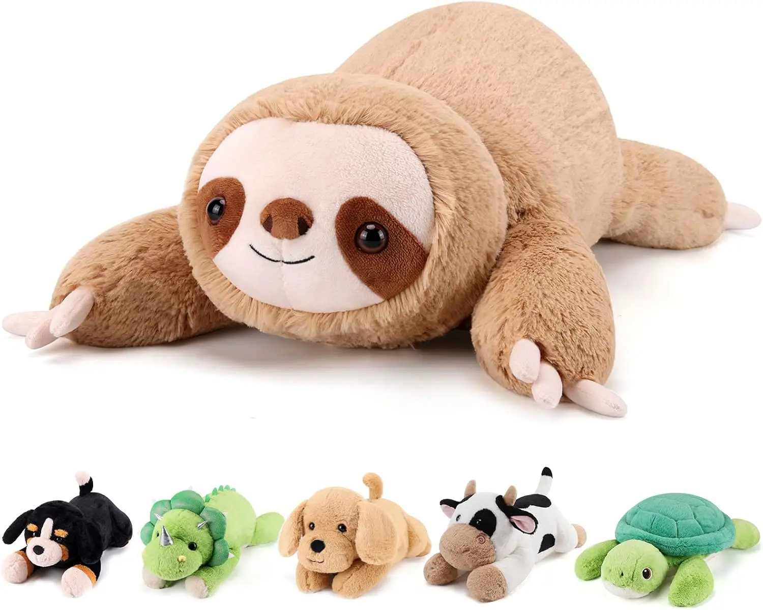 

Large Weighted Plush Sloth Stuffed Animal - 28 Inch 5.0 Pounds Cute Pillow Toy for Kids and Adults