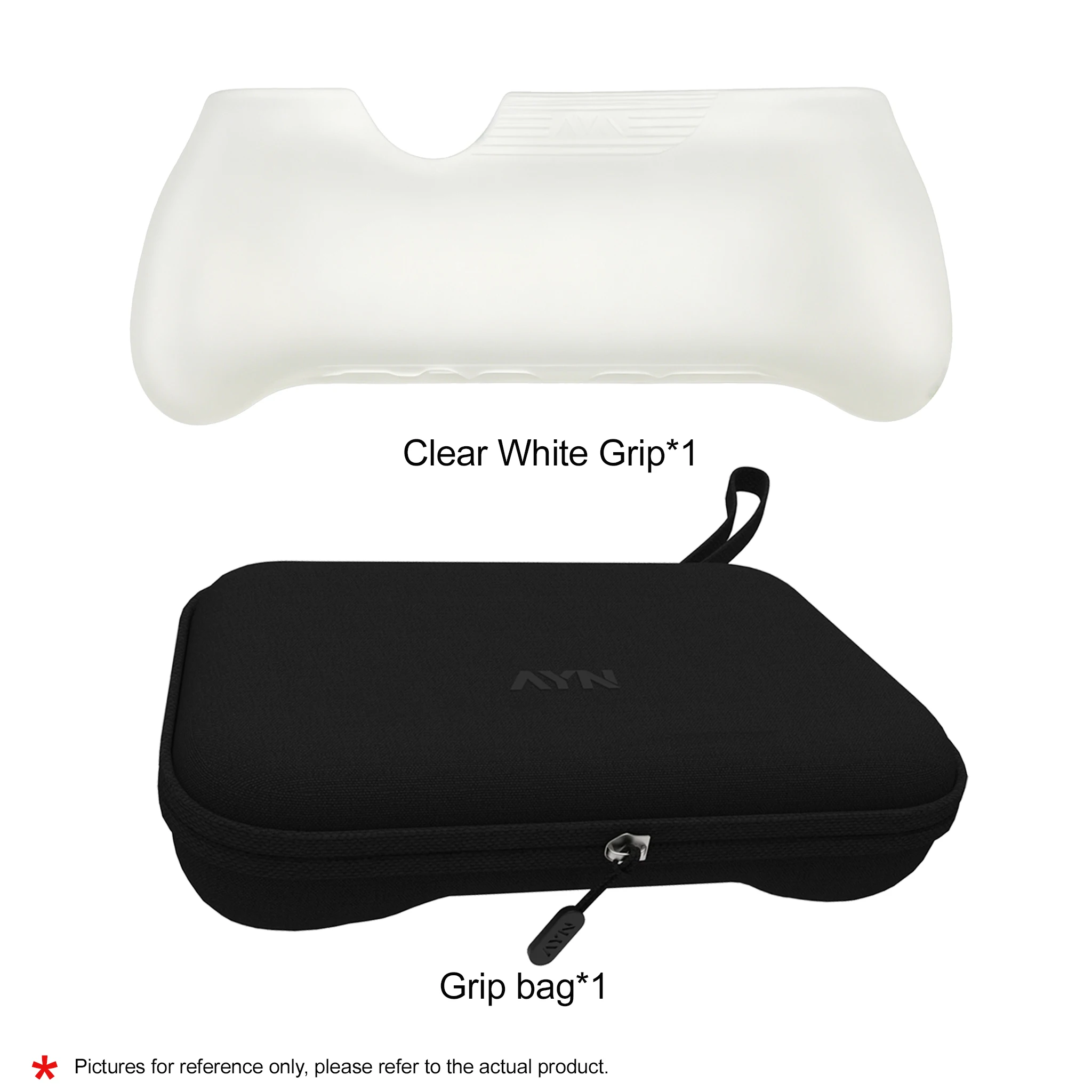 AYN THOR Dual Screen Flip Up Handheld-Gerät, Gaming-Zubehör, Schutzhülle, Aufbewahrungstasche, Umhängeband, weiche Tasche für AYN THOR Custom