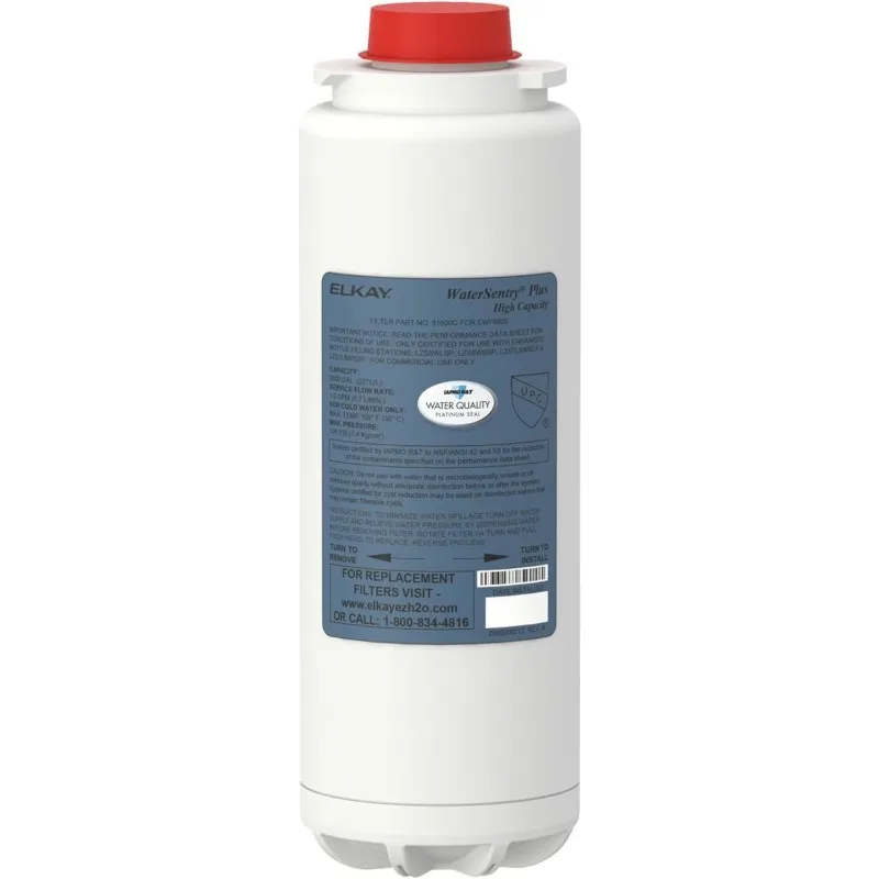 

Оригинальный фильтр WaterSentry 51600C от свинца и микропластиков, сертифицированный NSF/ANSI, высокопроизводительный (улучшенные насадки для бутылок)