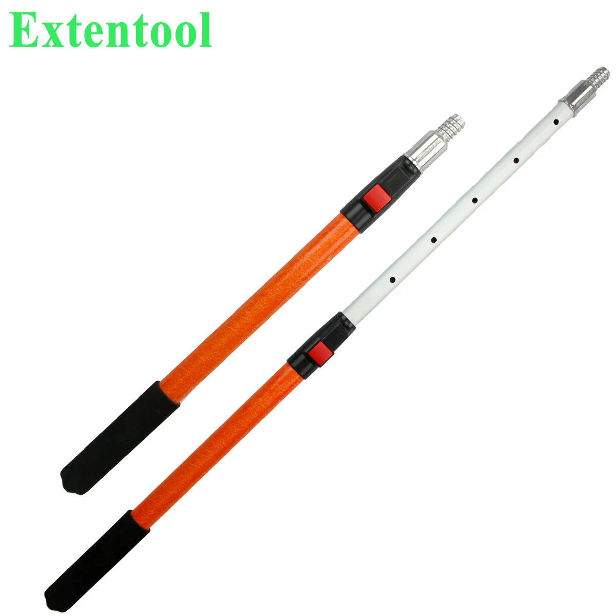 

Glass fiber + aluminum tube telescopic extension rod, roller brush paint rod multi-functional cleaning telescopic rod aluminum a