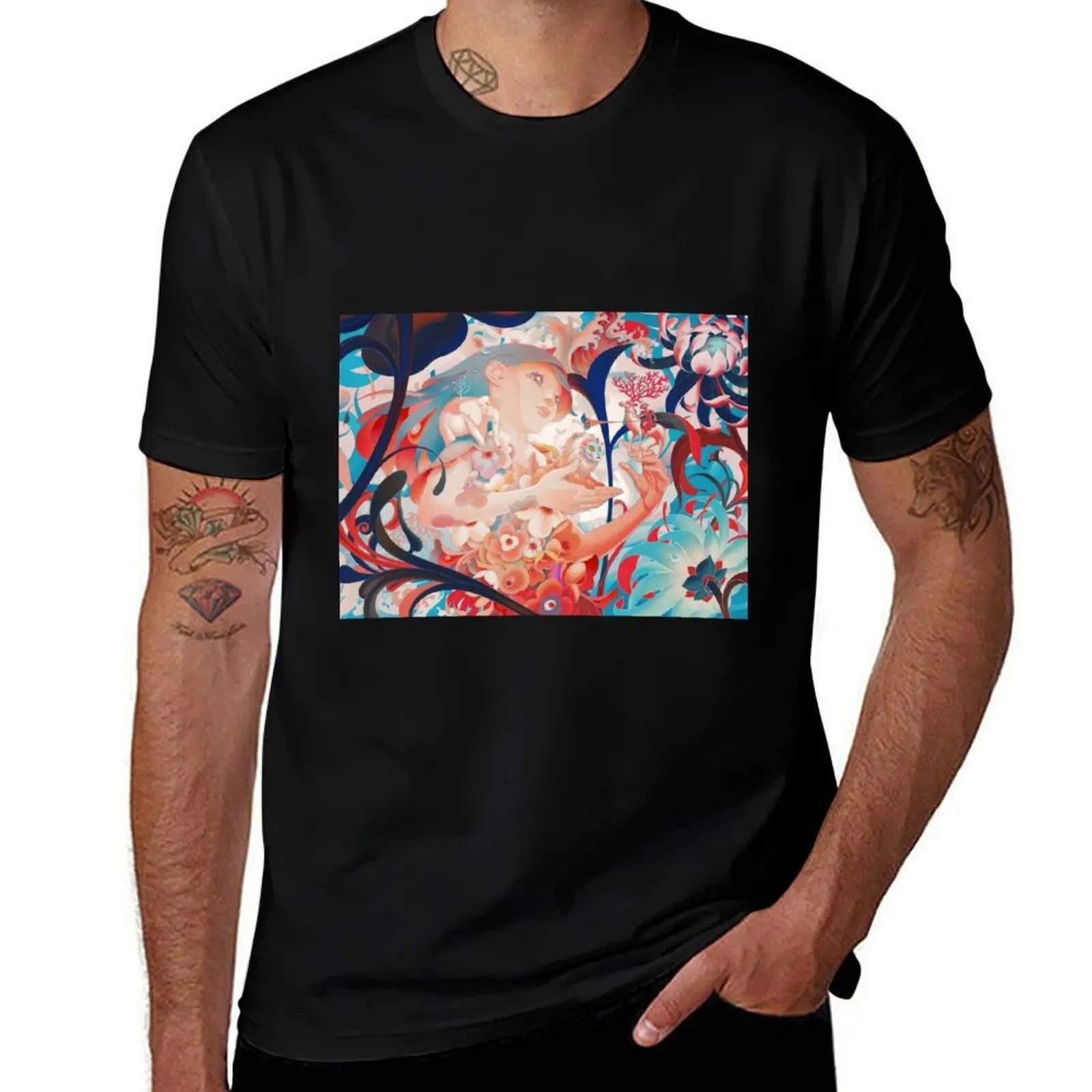 

James Jean T-Shirt shirts graphic tee Blouse vintage t shirts funny costumes t shirt men