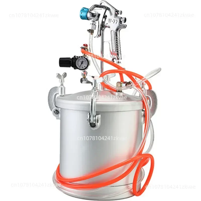 New type 10L colorful paint spray  feed pressure paint tank latex paint spraying machine sand spraying grab pressure tank