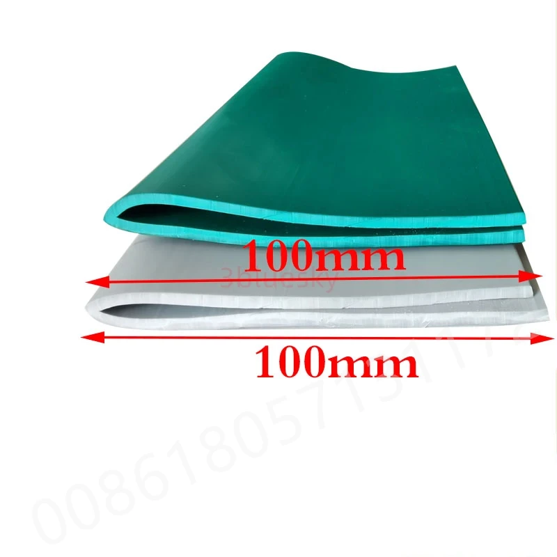 

Custom L Strip Angle Corner Protector Rubber Edge Encloser Shield Collision Avoidance Gasket 100x100mm Grey Green