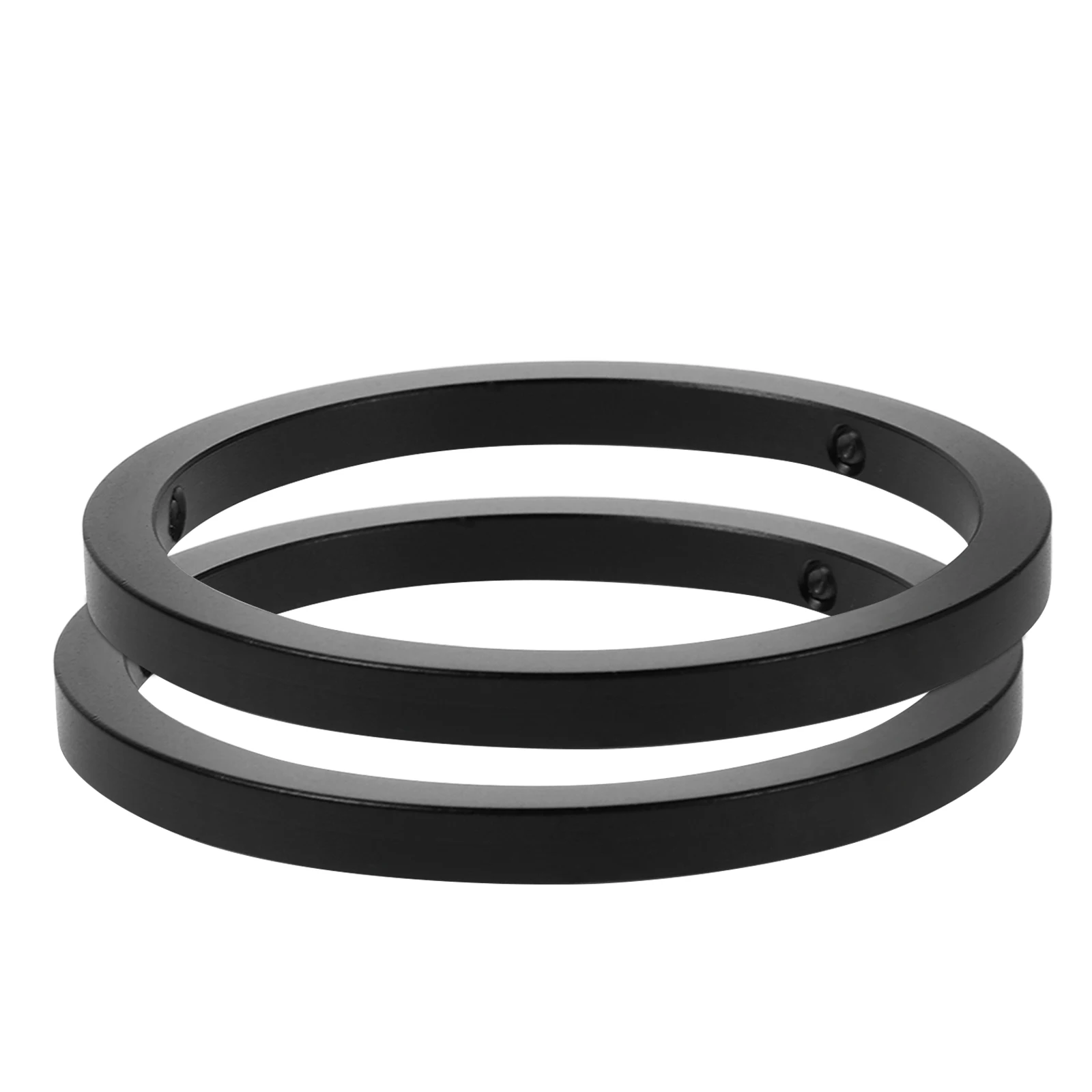 

2 Telescope Eyepiece Parfocal Rings Metal Accessories for Astronomical Observation High Definition View Precise Focusing Wide