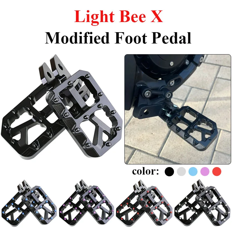 

Motorcycle Pedals for Surron Light Bee X New Customized Modified Pedals Foot Pegs for SurRon Pedals Part E-Bike SegwayX160 X260