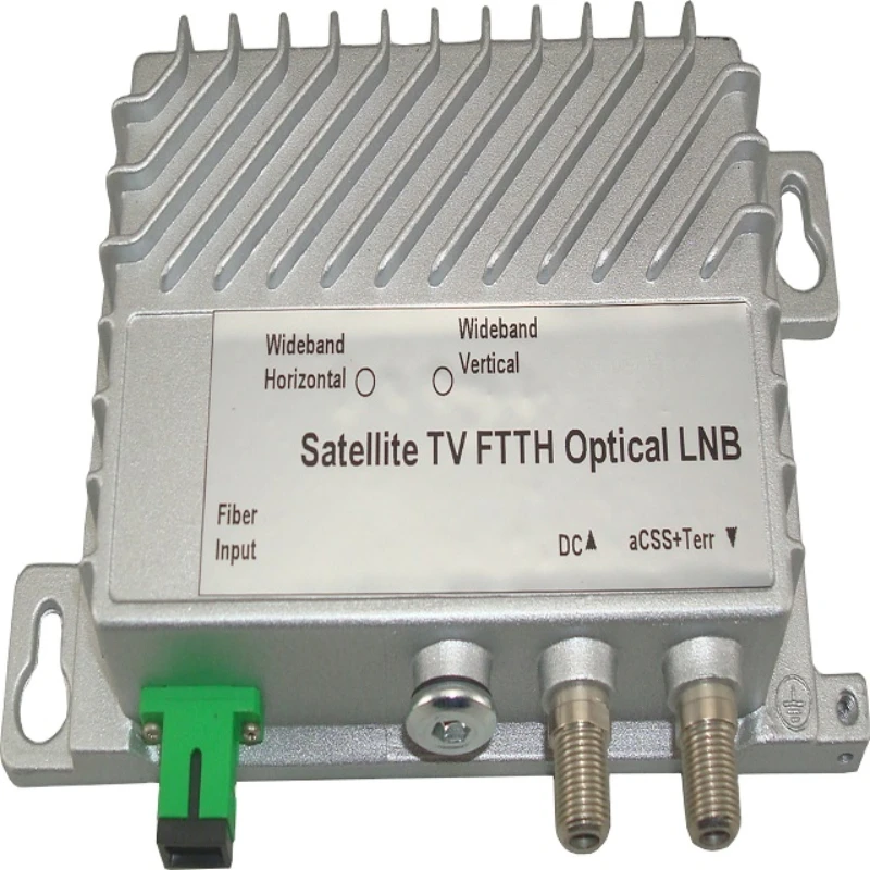 1310nm/1490nm/1550nm WDM to GPON ONU CATV FTTH Satellite Wideband/Quattro/Twin Satellite TV Receiver FTTH Optical LNB Fiber LNB