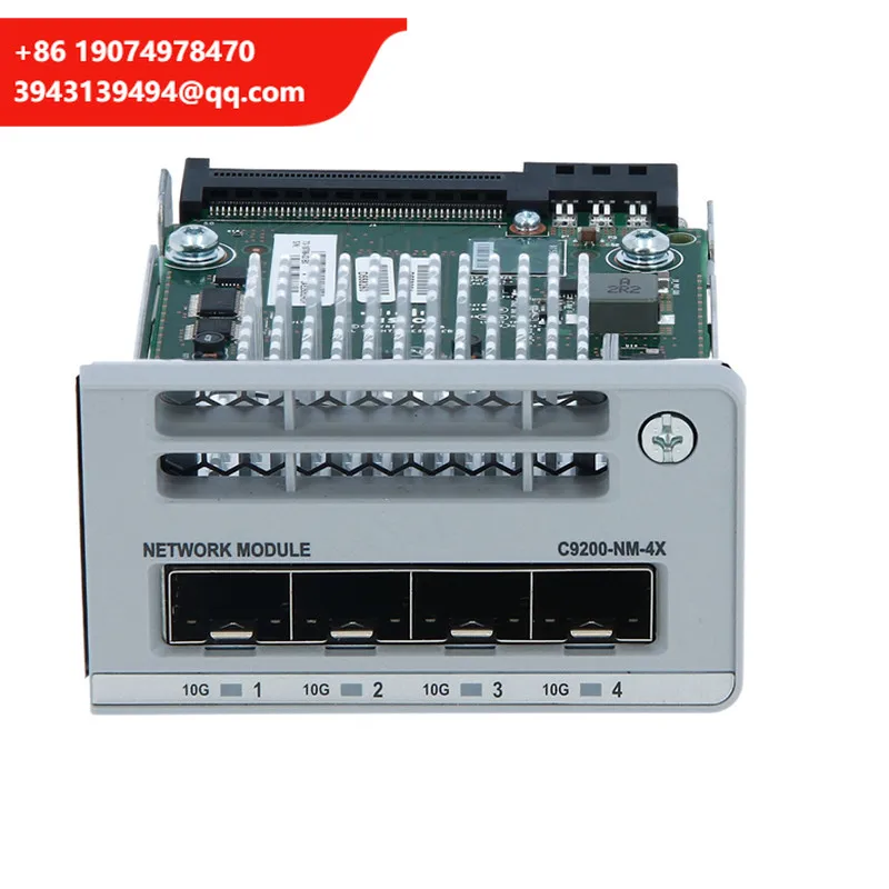 

Cisco C9200 Series 4 Port 10 Gigabit Ethernet Network Module C9200-NM-4X