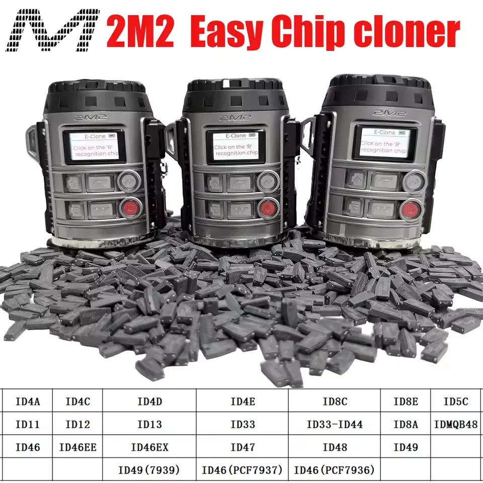 

Easy Clone Super Transponder Chip Generation поддерживает ID46 ID4D ID8A ID47 ID5C ID8E 2M2 Tank Easy Clone Chips Generator Tool
