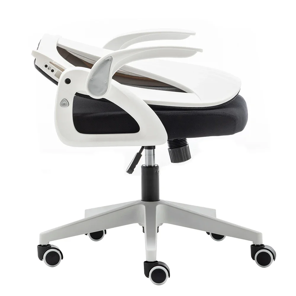 Modern Mesh Back Lift Chair High Quality Ergonomic Office Furniture Stainless Steel Frame Fabric Foldable Conference Task Chair