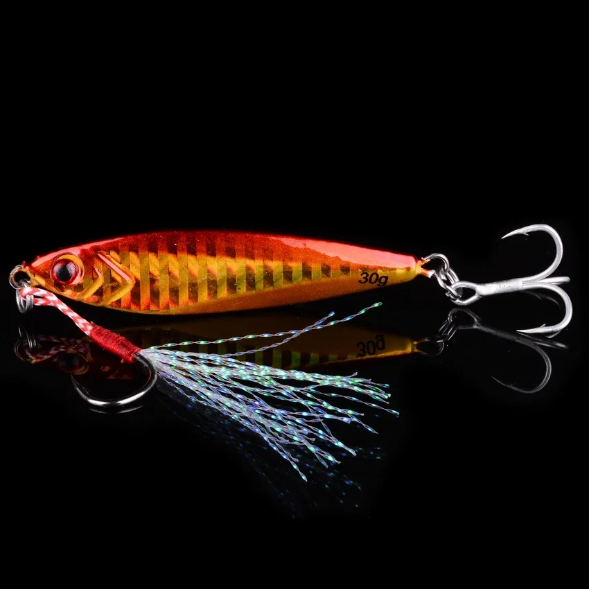 1Pcs  Metal Jig VIB Fishing Lure 14G 21G 30gG Sinking Lures Sea Jigs Spoon Winter Fishing Good For Fishing Jigging Hard Ice Bait