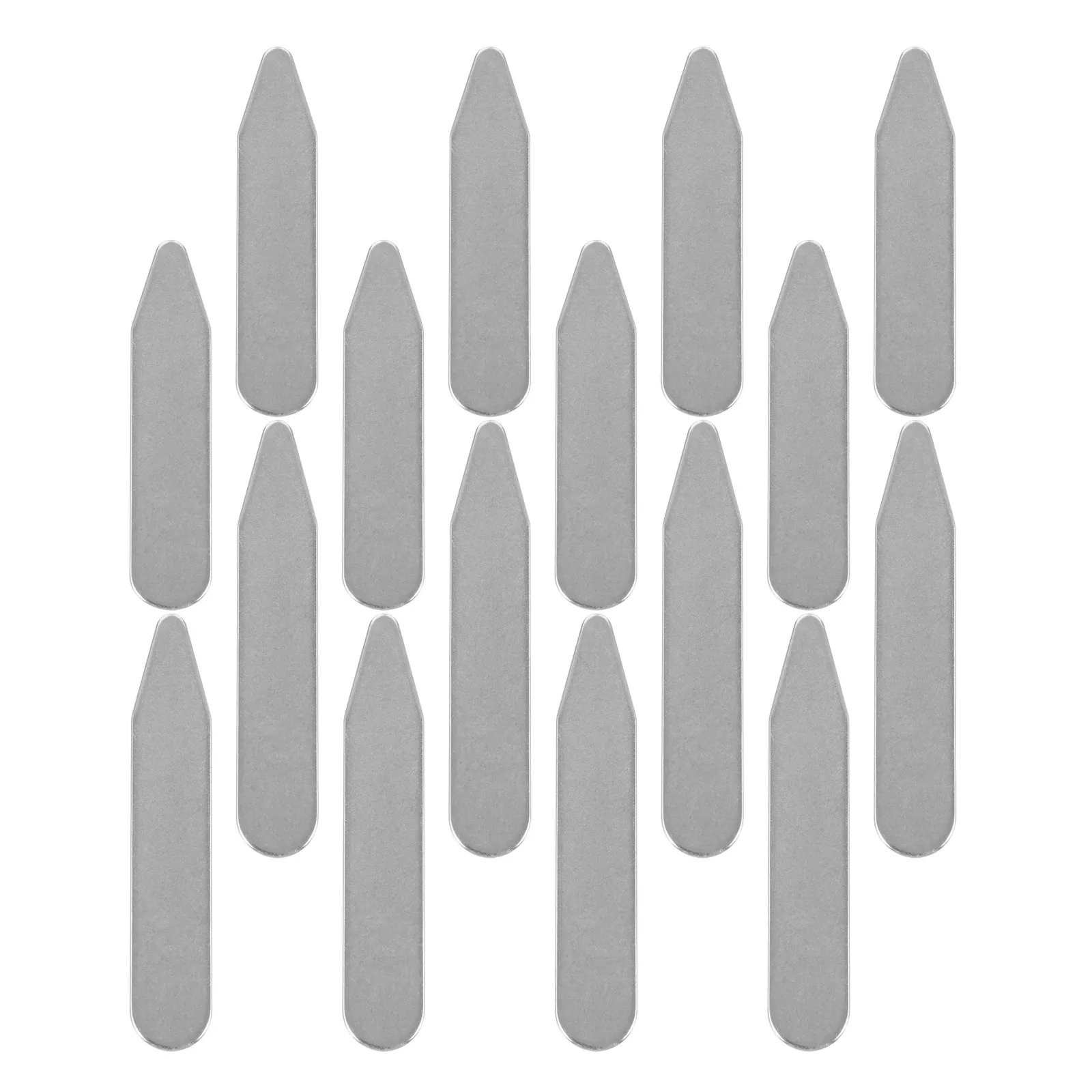 

20 шт. Неразрушимые вставки для воротника из нержавеющей стали, аксессуары для деловых и свадебных рубашек