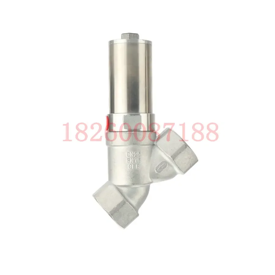 

304 angle seat pneumatic filling cut-off valve true air control valve high-temperature steam dryer water valve