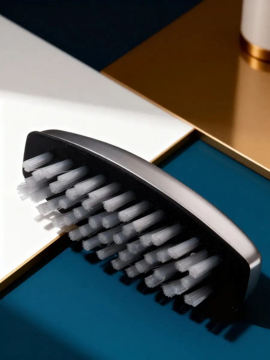 Soap Nail Cleaning Brush Stainless Steel Deordorizing Bar for Kitchen Odor Absorber Silver