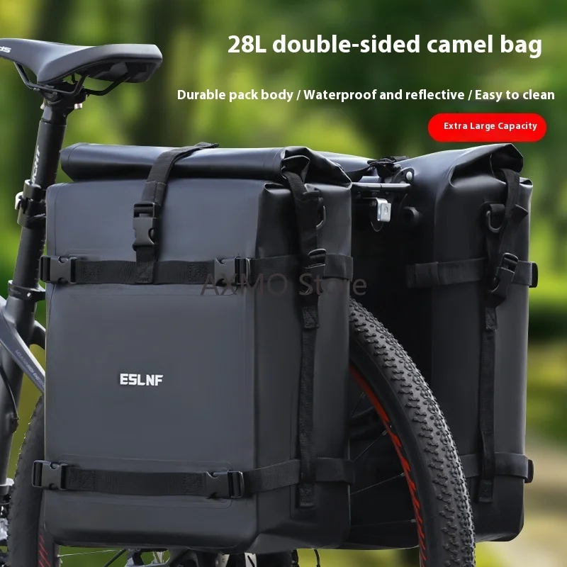 

Для велосипеда ESLNF, большая вместительная велосипедная сумка, сумка на заднее сиденье, боковая седельная сумка, сумка для горного дорожного автомобиля, велосипедное оборудование