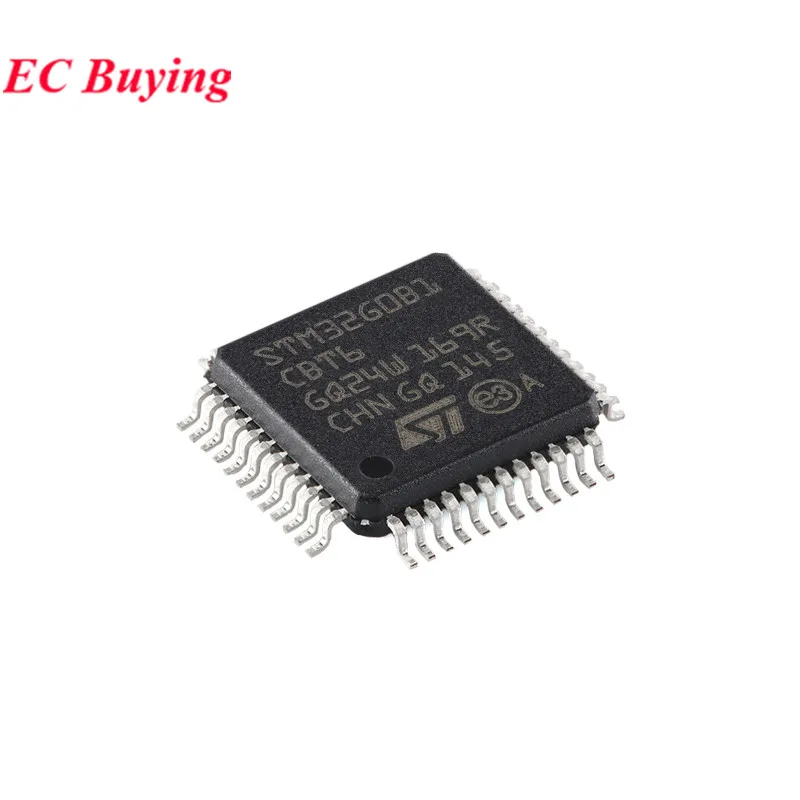 5Pcs/1pc STM32G0B1CBT6 LQFP-48 STM32G0B1 STM32G0B1CB STM32 STM32G ARM Cortex-M0+ 32-bit Microcontroller MCU Chip IC Original