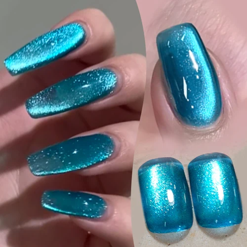 Imagen 2 del producto BORN PRETTY 10ml esmalte de uñas de Gel magnético de gato de colores de fantasía brillo Ultra brillo semipermanente remojo UV LED Vernis manicura