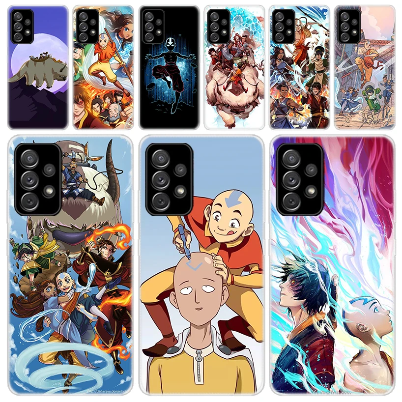 Anime Avatar The Last Airbender Soft Phone Case for Samsung Galaxy A51 A50S A41 A31 A21S A11 A71 A70 A40 A30S A20E A10 A6 A7 A8