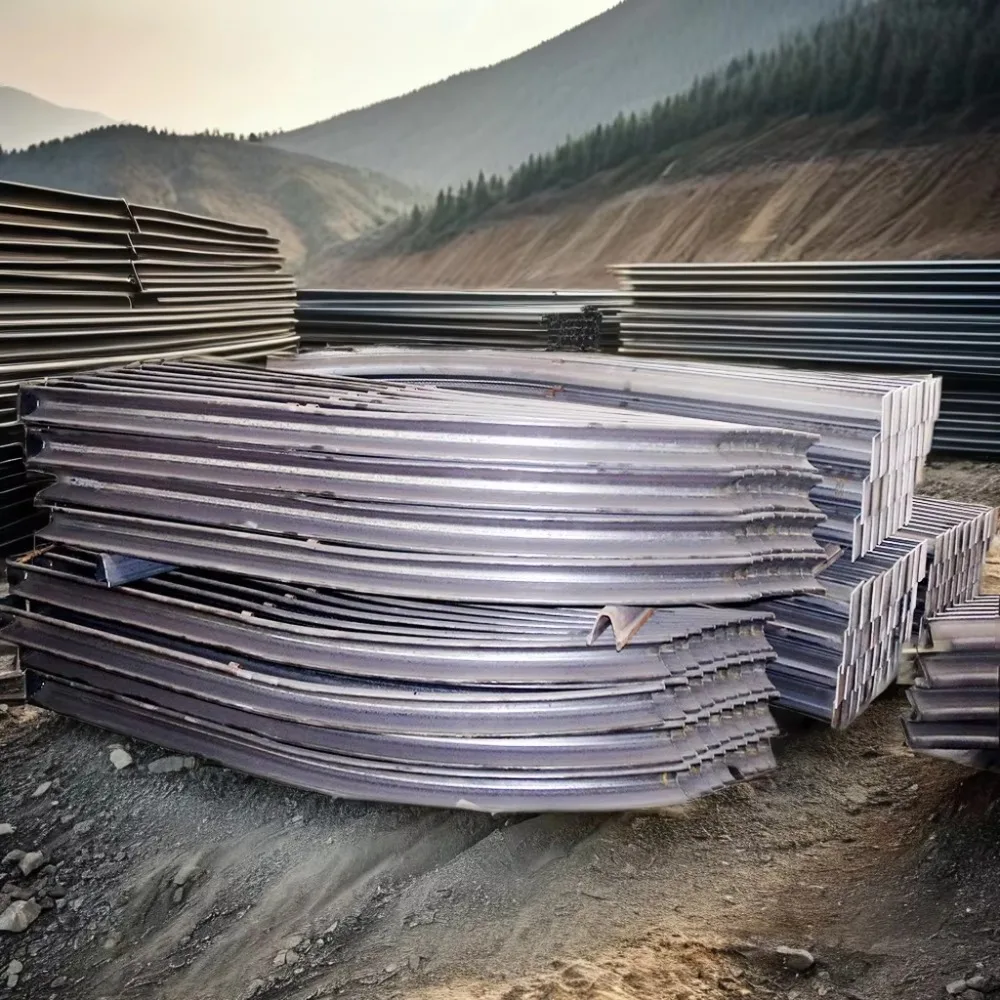 Hot Sale Mining Galvanized U-shaped Channel Support U-shaped Steel Arch Support Mining Tunnel U-shaped Steel Arch
