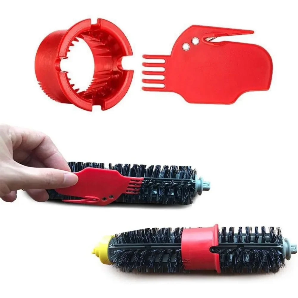 Replacement Main Brushes for iRobot Roomba 600 Series 694 692 650 660 651 - Bristle ,Rubber Roller Brush