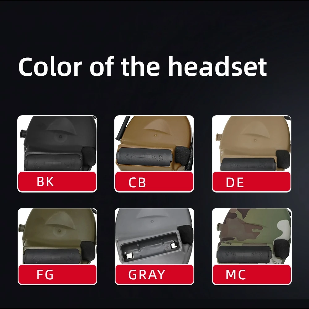 TS TAC-SKY COMTA الاتصالات التكتيكية C2 سماعة الصيد في الهواء الطلق مسدس هواء الرياضة خوذة جبل نسخة اطلاق النار سماعة #2