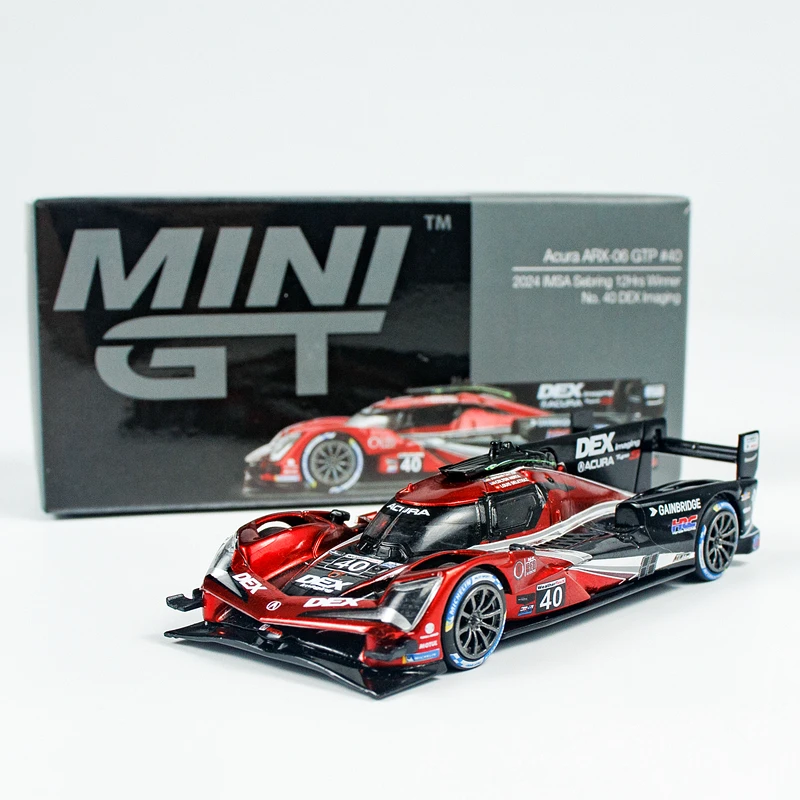 

Стандартный 1:64 Acura ARX-06 GTP # Модель автомобиля из литого под давлением сплава 40 2024, игрушки для мальчиков, подарки на детский фестиваль, декоративные украшения для взрослых