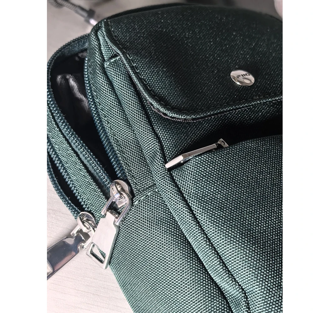FiiO NEST-EDC Bird Nest Storage Bag Double Zipper Layered Design Outdoor Portable Mp3 Storage Bag with Shoulder Strap view 5