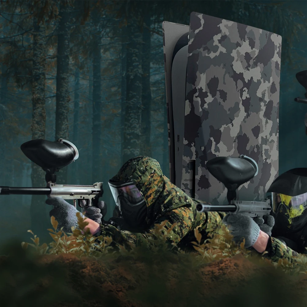 

Пылезащитная лицевая панель из АБС-пластика для игровой консоли, защитный чехол от отпечатков пальцев, водонепроницаемый, для PS5 (версия с дисководом)