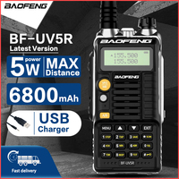 BAOFENG UV-UV5RPLUS Powerful Handheld Transceiver with UHF VHF Dual Band Long Range Walkie Talkie Ham UV-5R Two Way Radio