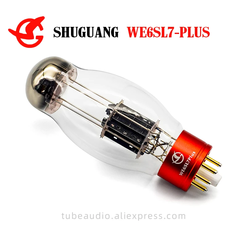 2024 New HIFI Audio Tube Shuguang  WE-6SL7-PLUS Carbonized Anode Upgraded Version 6N9P 6SL7GT 6H9C CV1985 6SL7 Tube DIY