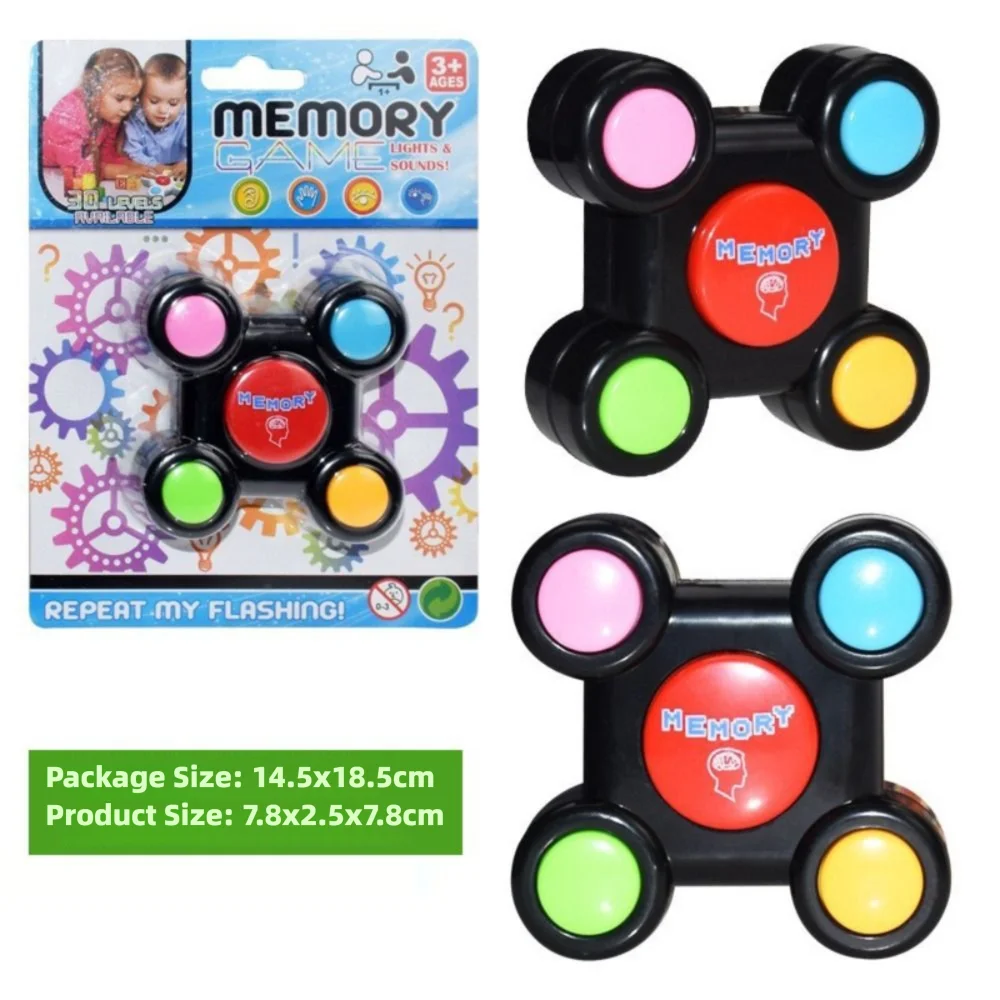 Lumière LED de haute qualité, jeu Simon, effet sonore compétitif, Machine de jeu de mémoire, jeu éducatif interactif pour plusieurs personnes