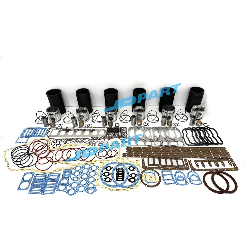 Cylinder Liner Kit With Gasket Set For Mitsubishi S6A2 Excavator Engine Parts