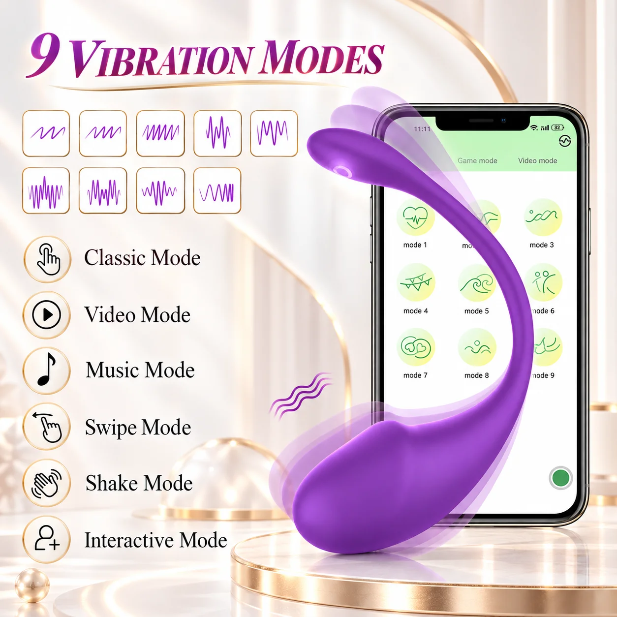 Wireless App Control Vaginal Egg Vibrator Dildo Panties Wear Vibrating Egg G Spot Stimulator for Women Couple Massager Sex Toys view 2